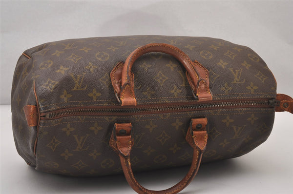 Authentic Louis Vuitton Monogram Speedy 35 Hand Boston Bag Old Model LV 3542I