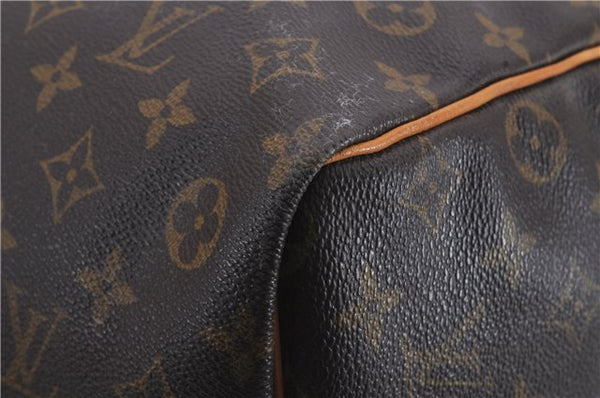 Auth Louis Vuitton Monogram Keepall Bandouliere 60 Boston Bag M41412 LV 3543D