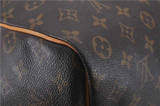 Auth Louis Vuitton Monogram Keepall Bandouliere 60 Boston Bag M41412 LV 3543D