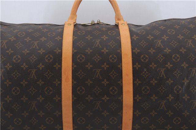 Auth Louis Vuitton Monogram Keepall Bandouliere 60 Boston Bag M41412 LV 3543D