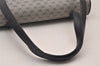 Authentic GUCCI Vintage Micro GG PVC Leather Hand Bag Purse Navy Blue 3543I