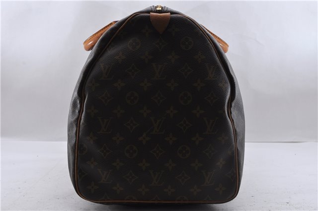 Authentic Louis Vuitton Monogram Keepall 55 Boston Bag M41424 LV 3544D