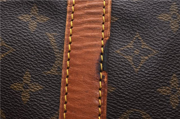 Authentic Louis Vuitton Monogram Keepall 55 Boston Bag M41424 LV 3544D