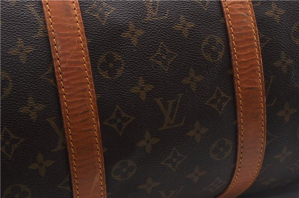 Authentic Louis Vuitton Monogram Keepall 55 Boston Bag M41424 LV 3544D