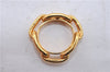 Authentic HERMES Scarf Ring Regate Chaine dAncre Gold 3548D