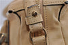 Authentic Chloe Paraty Large 2Way Shoulder Tote Bag Leather Beige 3548F