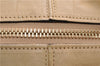 Authentic Chloe Paraty Large 2Way Shoulder Tote Bag Leather Beige 3548F