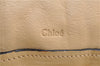 Authentic Chloe Paraty Large 2Way Shoulder Tote Bag Leather Beige 3548F