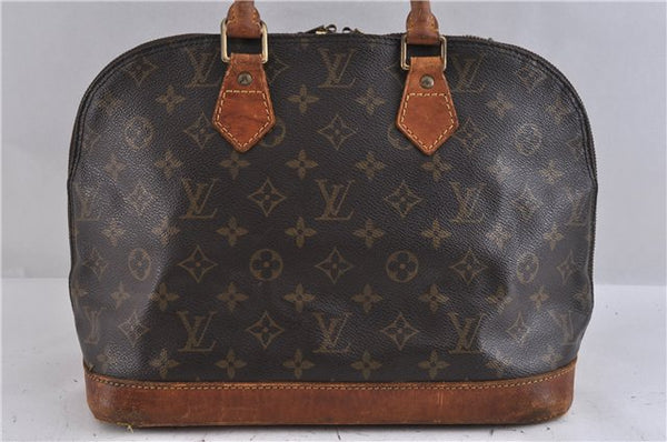 Authentic LOUIS VUITTON Monogram Alma Hand Bag Purse M51130 LV Junk 3549C