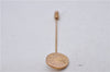 Authentic HERMES Sellier Bijouterie Fantaisie Pin Brooch Accessory Gold 3549D