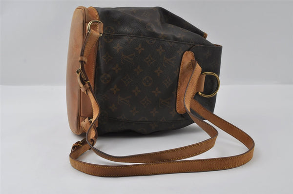 Authentic Louis Vuitton Monogram Montsouris MM Backpack M51136 LV 3549I