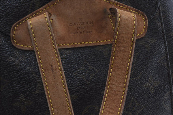 Authentic Louis Vuitton Monogram Montsouris MM Backpack M51136 LV 3549I