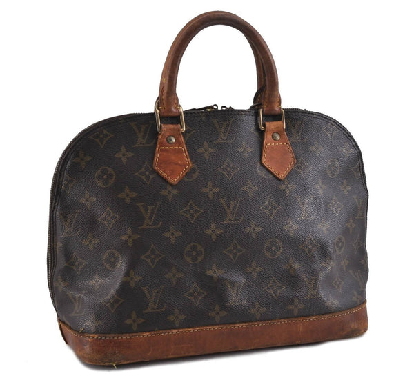 Authentic LOUIS VUITTON Monogram Alma Hand Bag Purse M51130 LV Junk 3549C