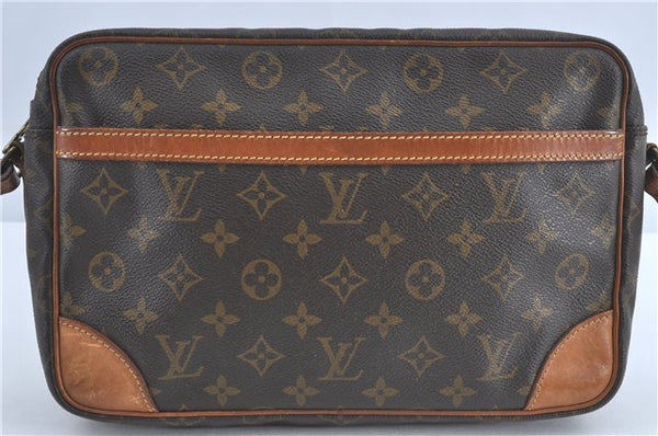 Auth Louis Vuitton Monogram Trocadero 30 Shoulder Cross Body Bag M51272 LV 3551C