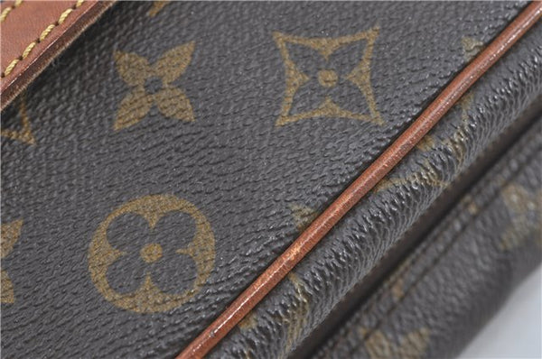 Auth Louis Vuitton Monogram Trocadero 30 Shoulder Cross Body Bag M51272 LV 3551C