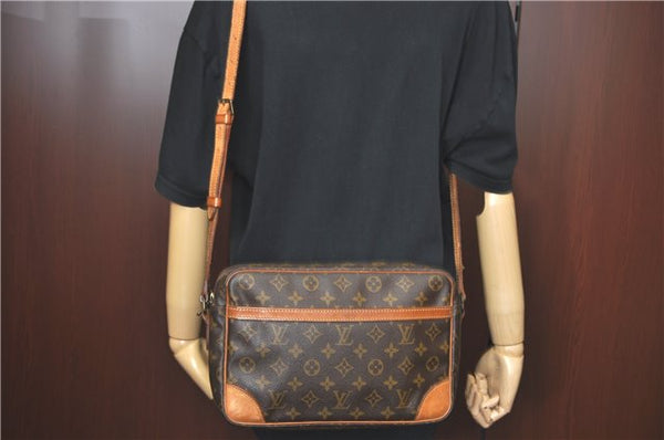 Auth Louis Vuitton Monogram Trocadero 30 Shoulder Cross Body Bag M51272 LV 3551C