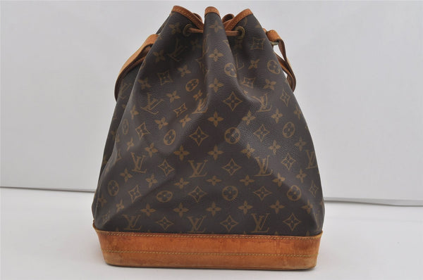 Authentic Louis Vuitton Monogram Noe Shoulder Drawstring Bag M42224 LV 3552I