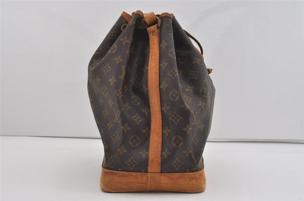 Authentic Louis Vuitton Monogram Noe Shoulder Drawstring Bag M42224 LV 3552I