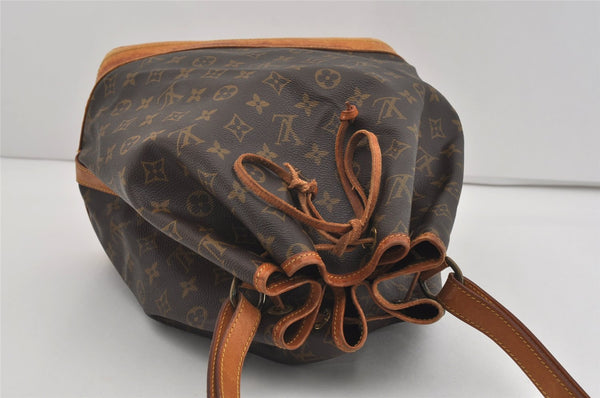 Authentic Louis Vuitton Monogram Noe Shoulder Drawstring Bag M42224 LV 3552I