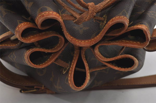 Authentic Louis Vuitton Monogram Noe Shoulder Drawstring Bag M42224 LV 3552I