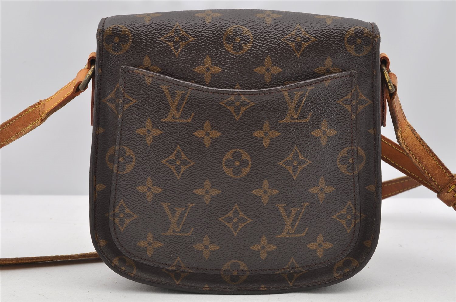 Authentic Louis Vuitton Monogram Saint Cloud MM M51243 Shoulder Cross Bag 3554I