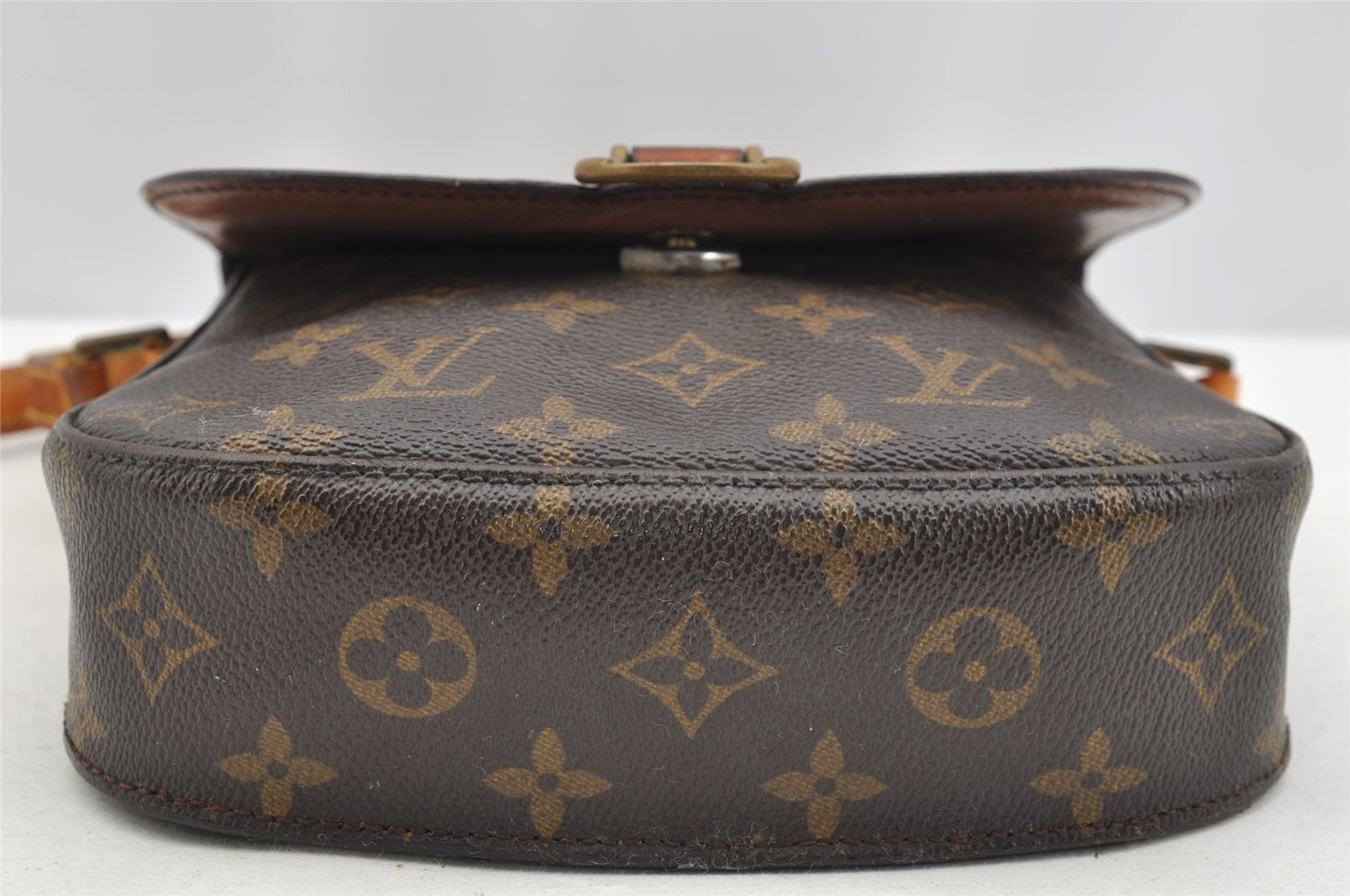 Authentic Louis Vuitton Monogram Saint Cloud MM M51243 Shoulder Cross Bag 3554I