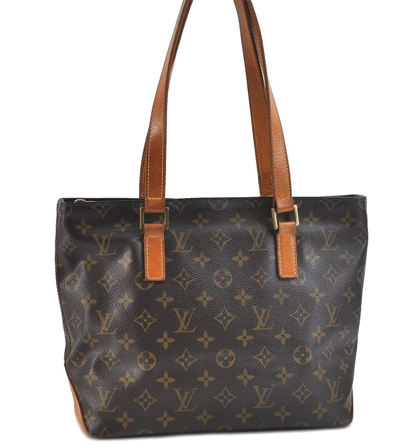 Authentic Louis Vuitton Monogram Cabas Piano Tote Bag M51148 LV 3555D