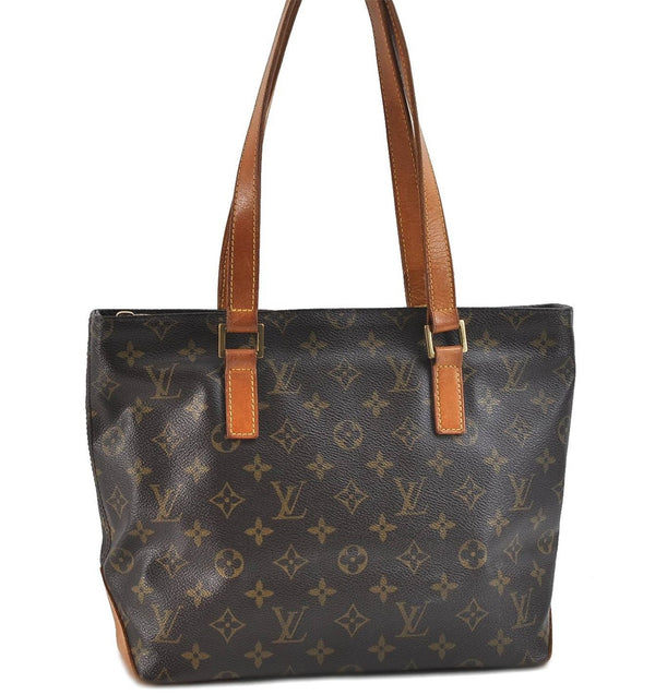 Authentic Louis Vuitton Monogram Cabas Piano Tote Bag M51148 LV 3555D