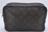 Auth Louis Vuitton Monogram Trousse Toilette 23 Clutch Hand Bag M47524 LV 3556D