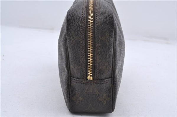 Auth Louis Vuitton Monogram Trousse Toilette 23 Clutch Hand Bag M47524 LV 3556D