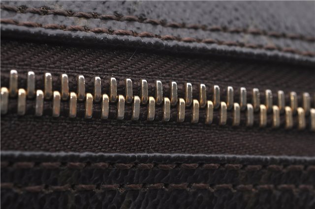 Auth Louis Vuitton Monogram Trousse Toilette 23 Clutch Hand Bag M47524 LV 3556D