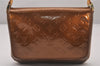 Auth Louis Vuitton Vernis Thompson Street Shoulder Bag Brown M91124 LV 3557I