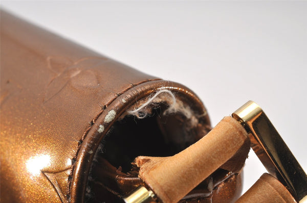 Auth Louis Vuitton Vernis Thompson Street Shoulder Bag Brown M91124 LV 3557I