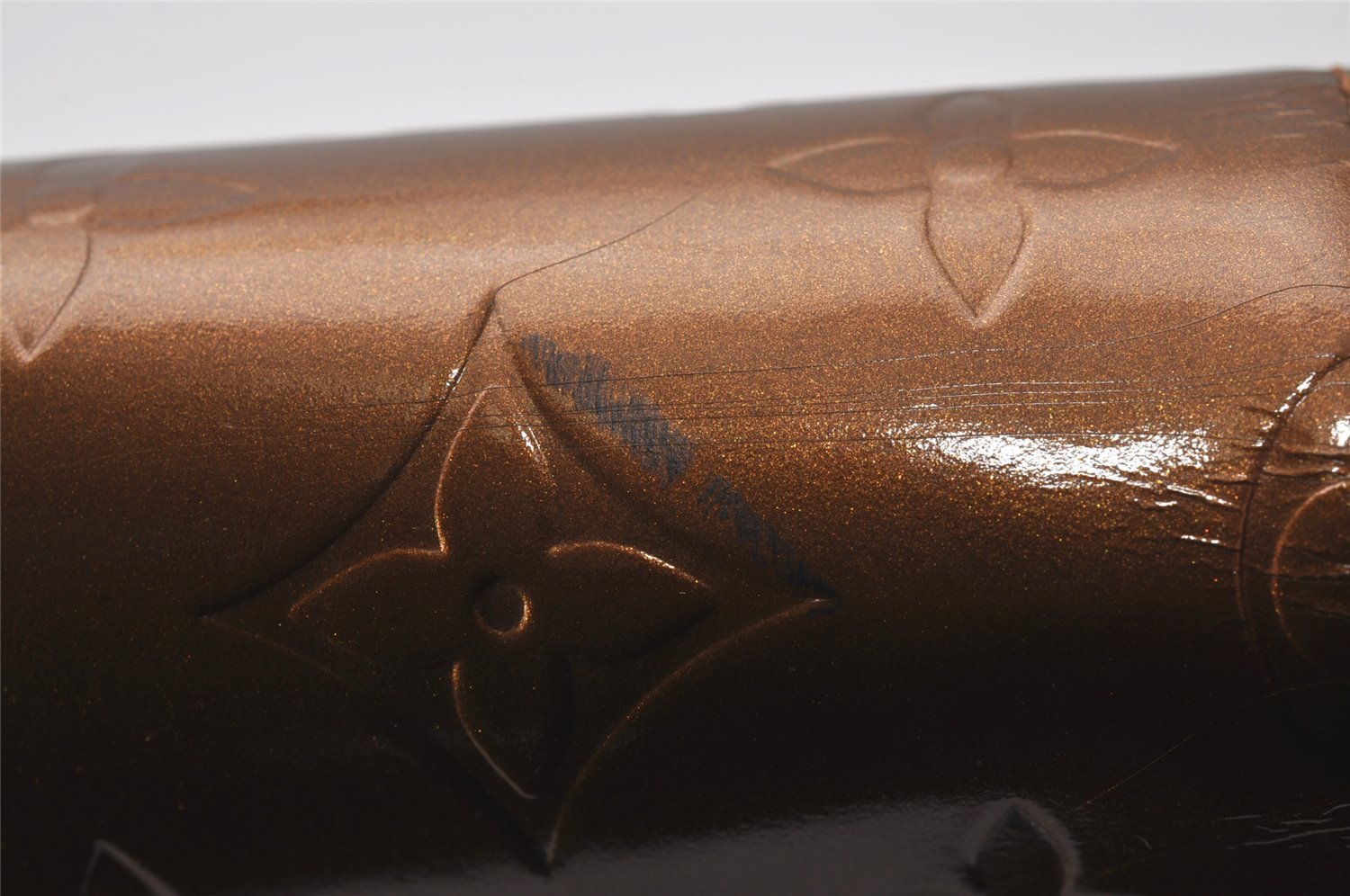 Auth Louis Vuitton Vernis Thompson Street Shoulder Bag Brown M91124 LV 3557I