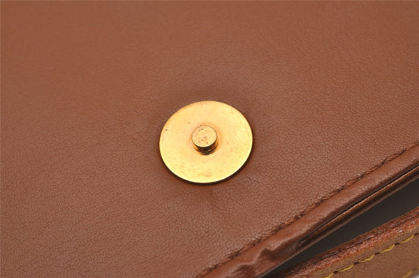 Auth Louis Vuitton Vernis Thompson Street Shoulder Bag Brown M91124 LV 3557I