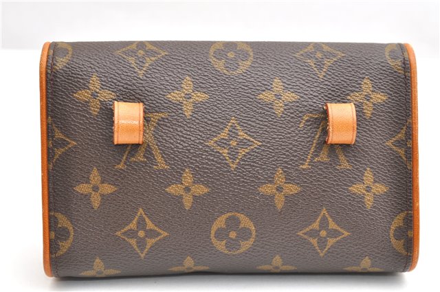 Auth Louis Vuitton Monogram Pochette Florentine Pouch Waist Bag M51855 LV 3558F