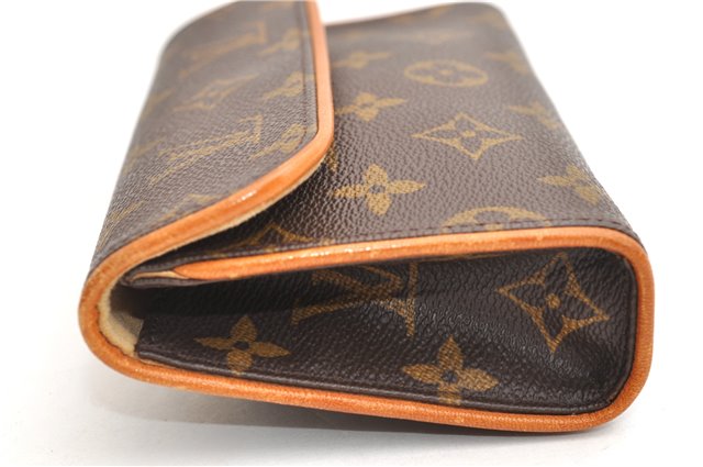 Auth Louis Vuitton Monogram Pochette Florentine Pouch Waist Bag M51855 LV 3558F