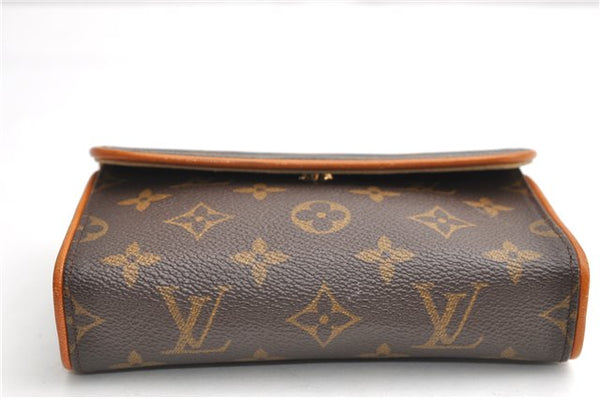 Auth Louis Vuitton Monogram Pochette Florentine Pouch Waist Bag M51855 LV 3558F