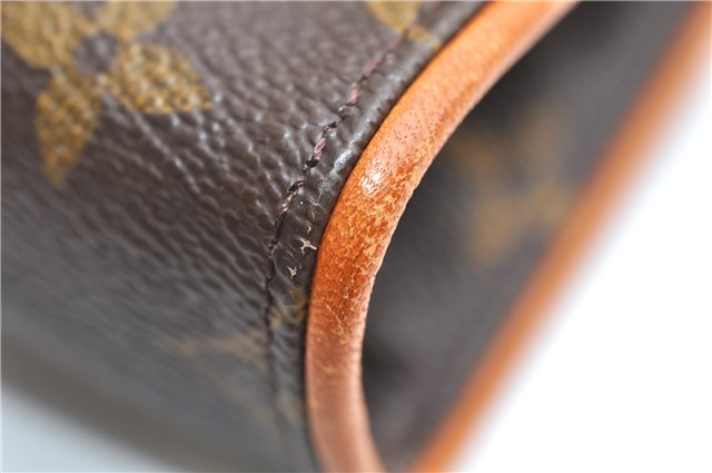 Auth Louis Vuitton Monogram Pochette Florentine Pouch Waist Bag M51855 LV 3558F