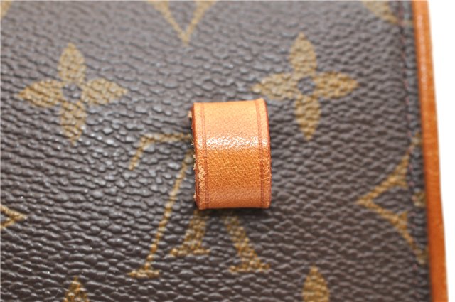 Auth Louis Vuitton Monogram Pochette Florentine Pouch Waist Bag M51855 LV 3558F