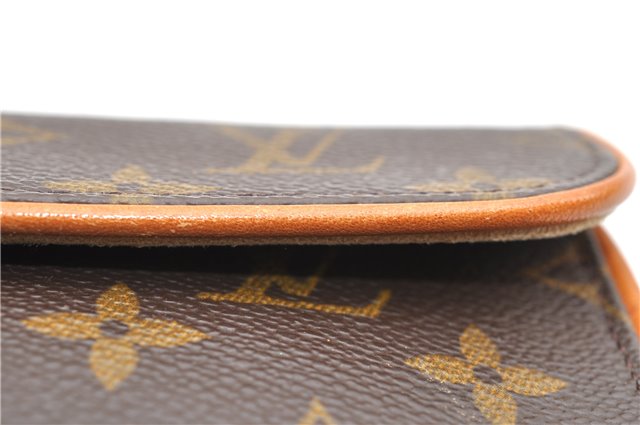 Auth Louis Vuitton Monogram Pochette Florentine Pouch Waist Bag M51855 LV 3558F