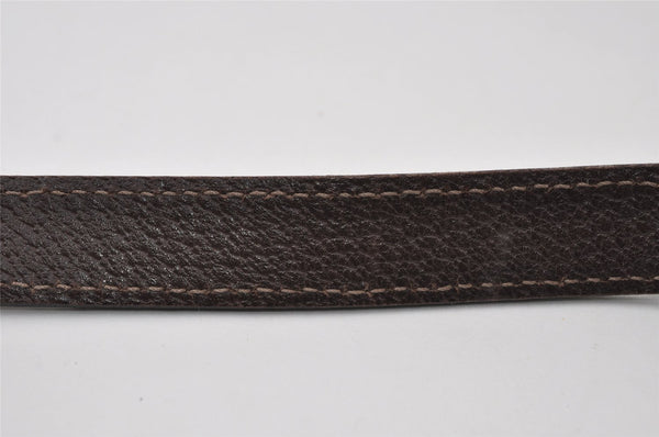 Authentic GUCCI Abbey Shoulder Cross Bag GG Canvas Leather 131326 Brown 3559I