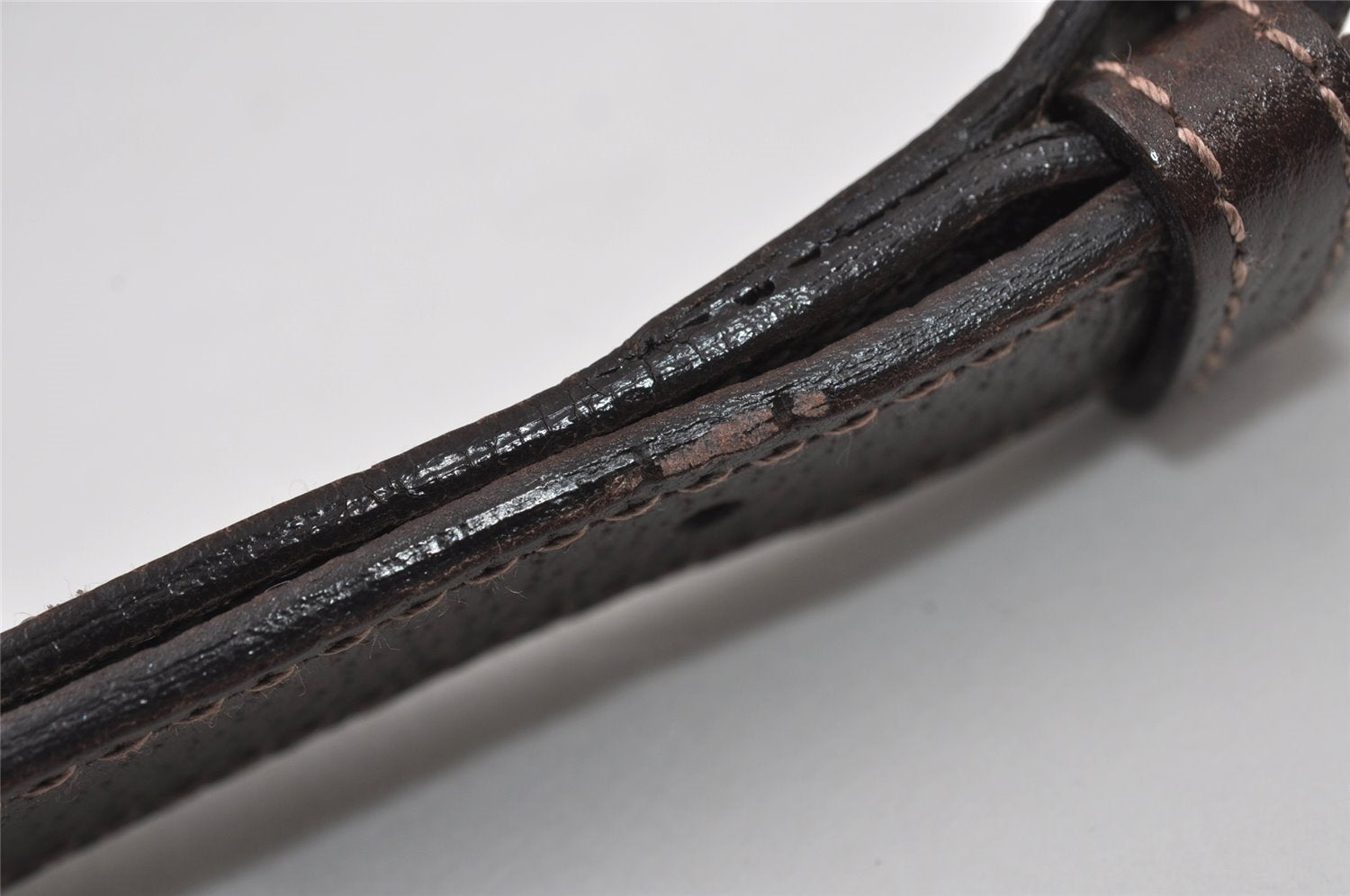 Authentic GUCCI Abbey Shoulder Cross Bag GG Canvas Leather 131326 Brown 3559I