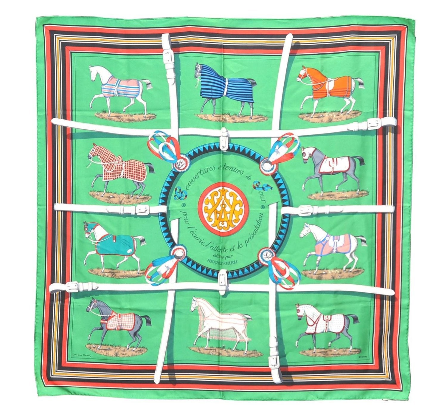 Authentic HERMES Carre 90 Scarf 