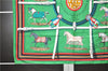 Authentic HERMES Carre 90 Scarf "Couvertures et tenues de Jour" Silk Green 3560D