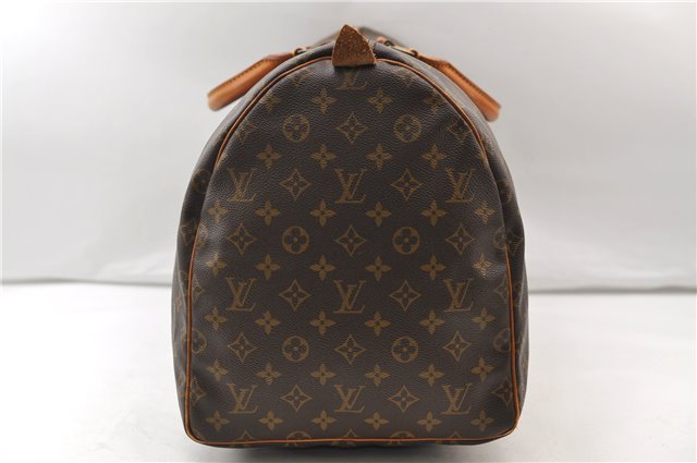 Authentic Louis Vuitton Monogram Keepall 55 Travel Boston Bag M41424 LV 3564E