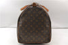 Authentic Louis Vuitton Monogram Keepall 55 Travel Boston Bag M41424 LV 3564E