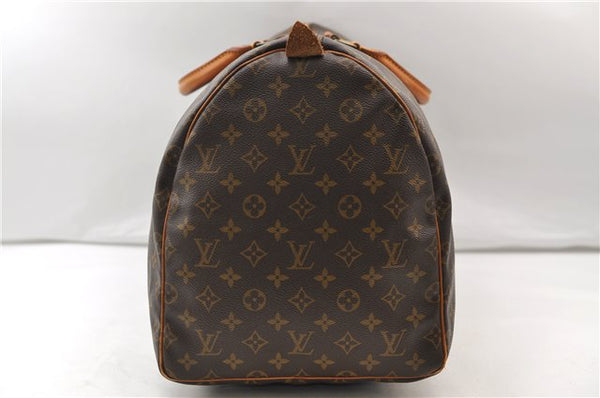 Authentic Louis Vuitton Monogram Keepall 55 Travel Boston Bag M41424 LV 3564E