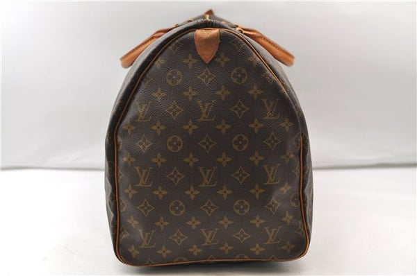 Authentic Louis Vuitton Monogram Keepall 55 Travel Boston Bag M41424 LV 3564E