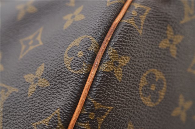Authentic Louis Vuitton Monogram Keepall 55 Travel Boston Bag M41424 LV 3564E